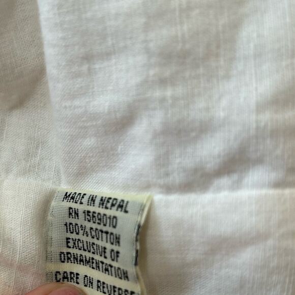 Yak Magik- jacket- off white cream color- Size Medium- intricate & unique design - Picture 7 of 10